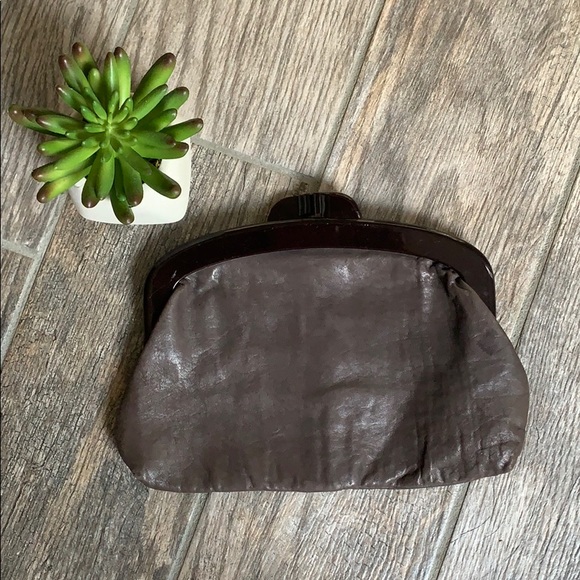 Vintage MCI super soft genuine leather clutch - Picture 2 of 6